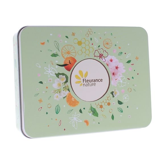 Coffret crèmes mains éveil des sens bio Fleurance nature - 4 tubes de 30 ml