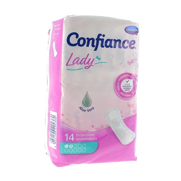 Confiance Lady Protections anatomiques Absorption 2 Hartmann - 14 protections anatomiques