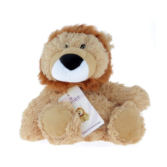 Cozy peluche bouillotte Lion Soframar - 1 peluche de 30 cm