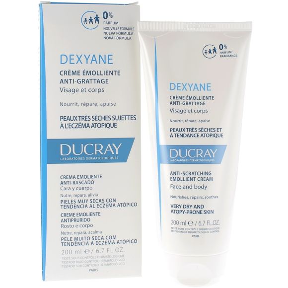 Crème émolliente Anti-Grattage Dexyane Ducray - tube de 200 ml