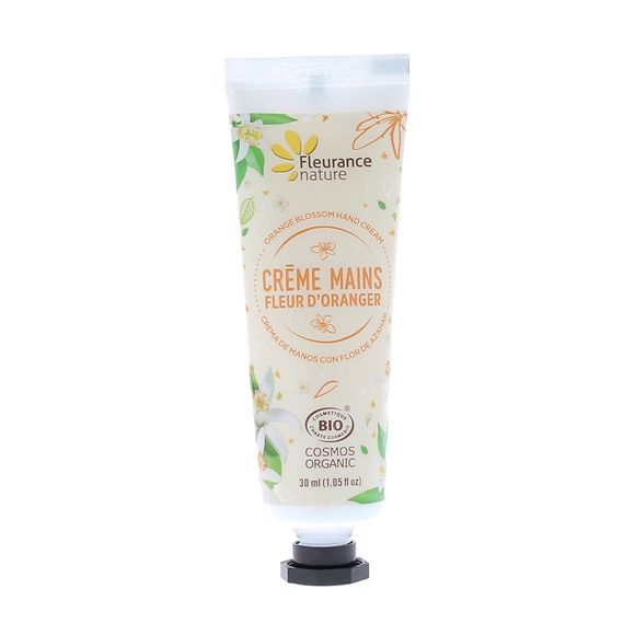 Crème mains fleur d'oranger bio Fleurance nature - tube de 30ml