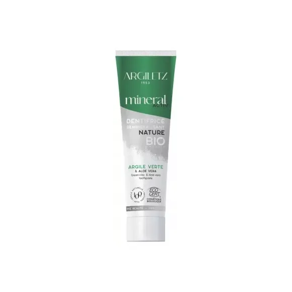 Dentifrice extrait aloé vera Bio Argiletz - tube de 75 ml