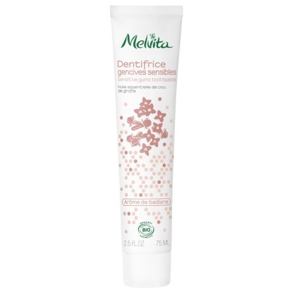 Dentifrice gencives sensibles arôme badiane bio Melvita - tube de 75 ml