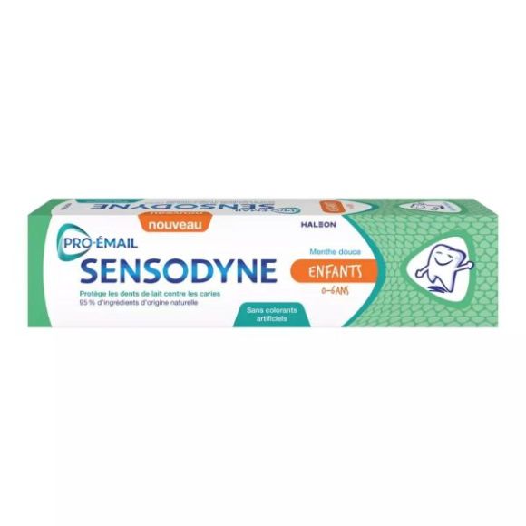 Pro-Email Dentifrice menthe douce enfants Sensodyne - tube de 50ml
