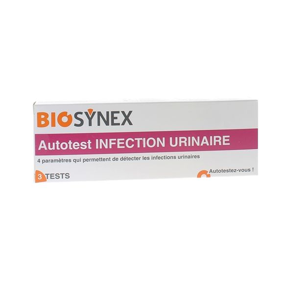 Autotest infections urinaires Biosynex - boîte de 3 tests