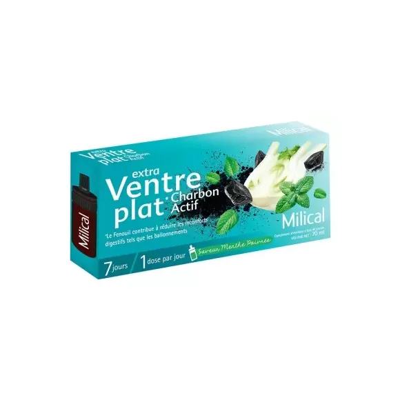 Extra ventre plat Milical - boîte de 7 doses