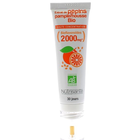 Extrait de pépins de pamplemousse bio Nutrisanté - tube de 30 ml