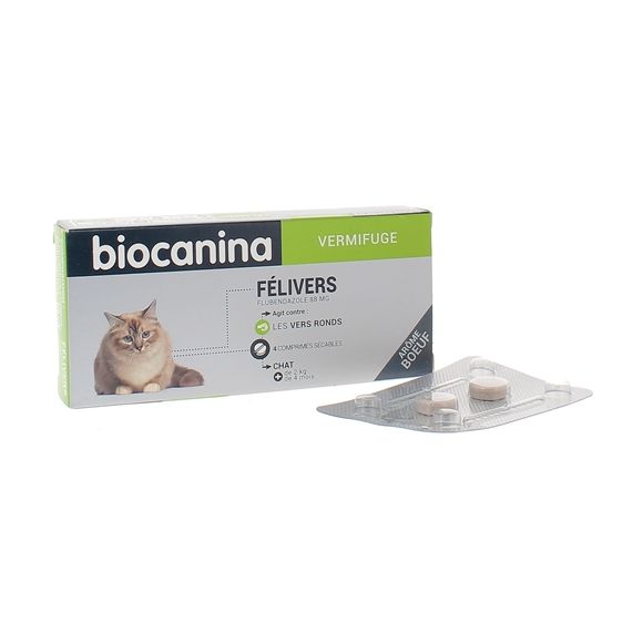Félivers Biocanina - boîte de 4 comprimés