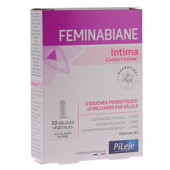 Feminabiane intima confort intime Pileje - boite de 20 gélules