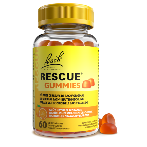 Fleurs de Bach Gummies Rescue goût orange - pot de 60 gommes