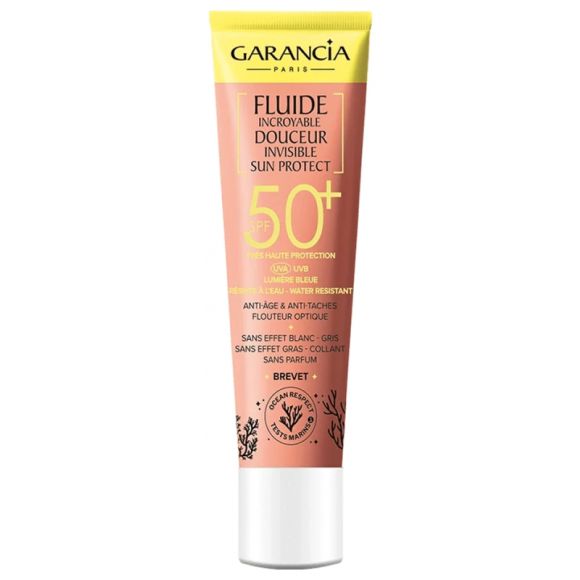 Fluide incroyable douceur invisible SPF50+ Sun Protect Garancia - tube de 40 ml