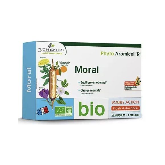 Phyto Aromicell'R moral 3 Chênes - boite de 20 ampoules