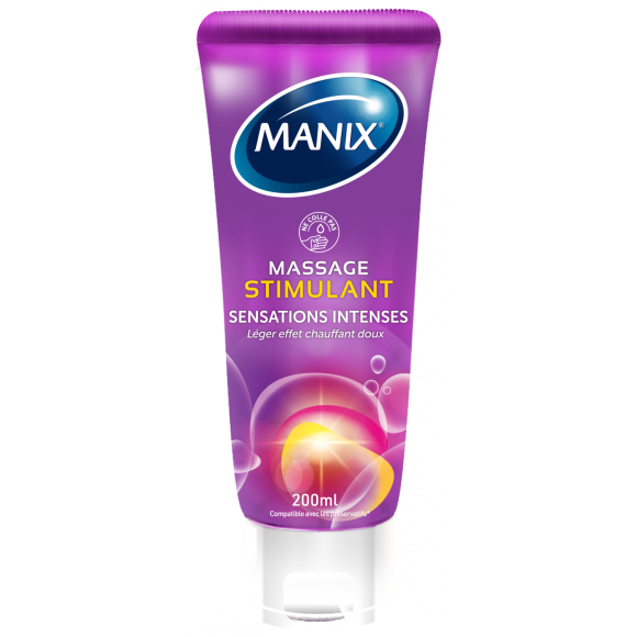 Gel de massage stimulant sensations intenses Manix - tube de 200ml