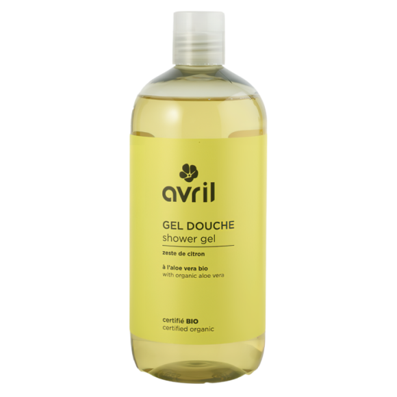 Gel douche zeste de citron bio Avril - flacon de 500ml