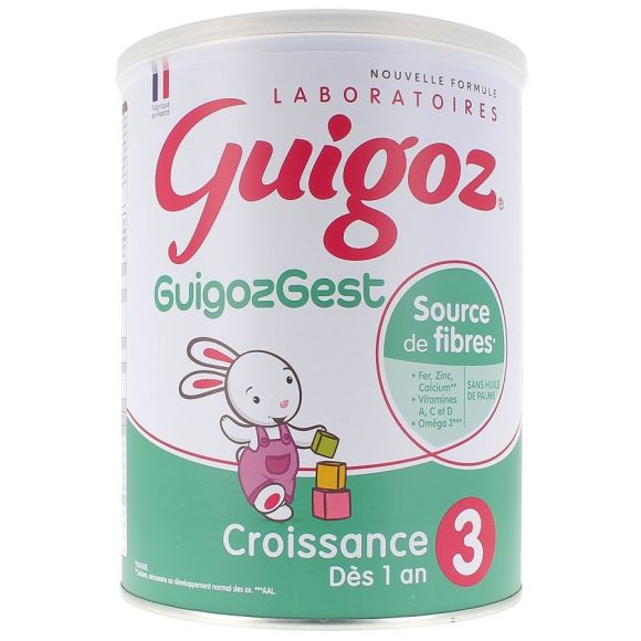 Gest Croissance lait 3ème âge Guigoz - pot de 800 g