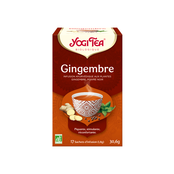 Gingembre BIO Yogi Tea - 17 infusettes