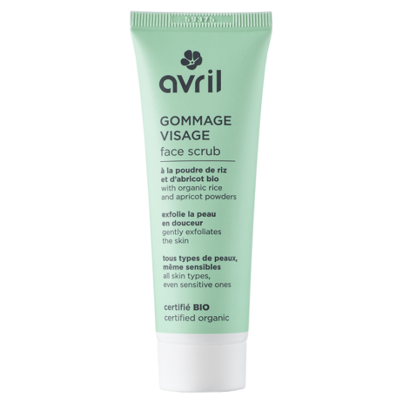 Gommage visage bio Avril - tube de 50 ml