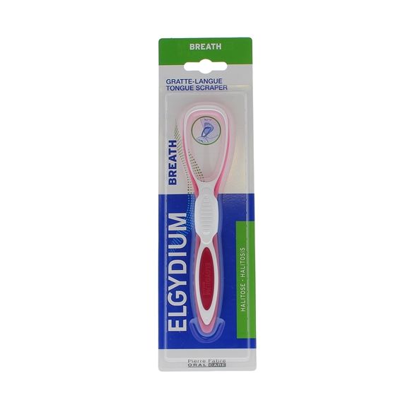 Gratte-langue Elgydium - un gratte-langue