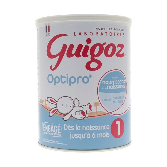 Optipro Lait premier âge dès la naissance Guigoz - pot de 780 g