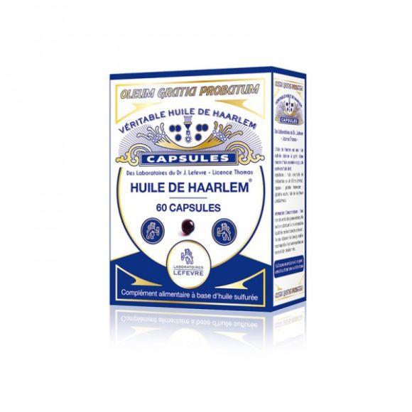 Huile de haarlem - boite de 60 capsules originales