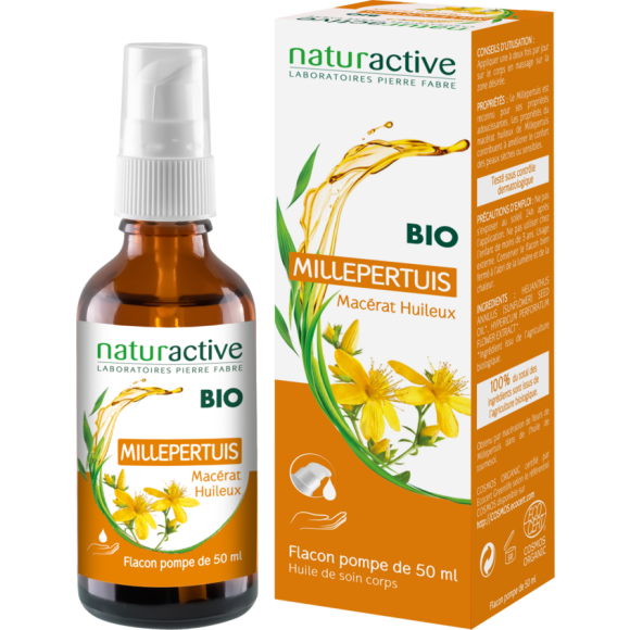 Huile de millepertuis Bio Naturactive - flacon de 50 ml