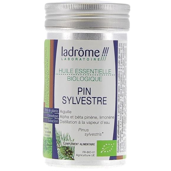 Huile essentielle pin sylvestre bio Ladrôme - flacon de 10 ml