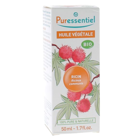 Huile végétale de ricin bio Puressentiel - flacon de 50 ml