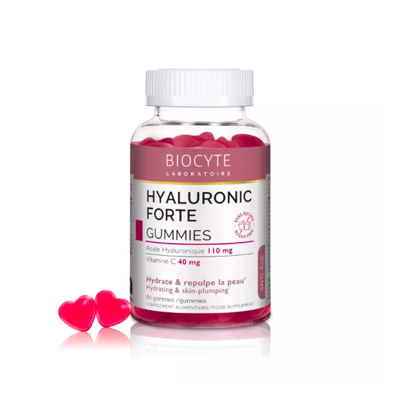 Hyaluronic Forte gummies Biocyte - pot de 60 gommes