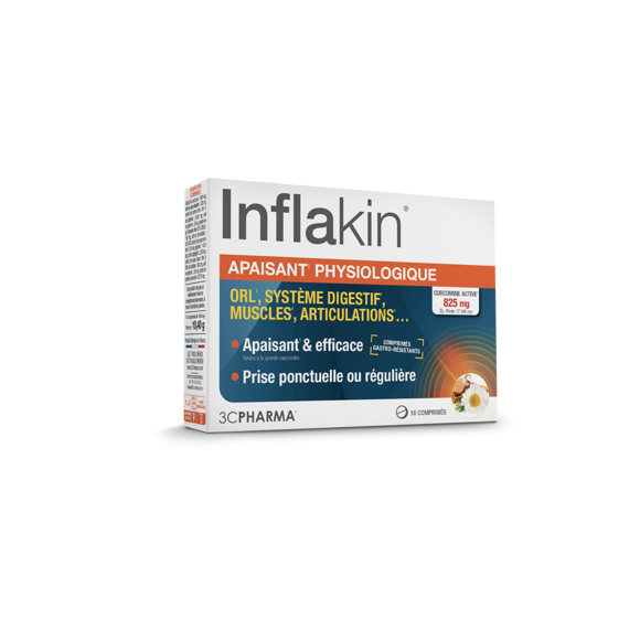 Inflakin apaisant physiologique 3C Pharma - boîte de 10 comprimés