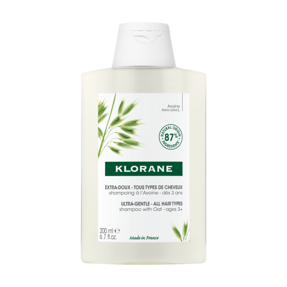 Shampooing au lait d'avoine extra-doux protecteur Klorane - flacon de 200 ml