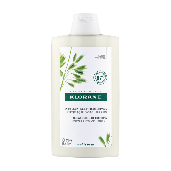 Shampooing au lait d'avoine extra-doux protecteur Klorane - flacon de 400ml
