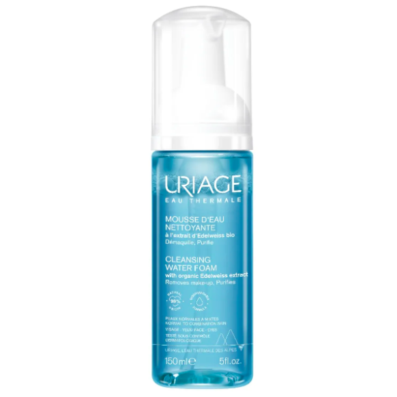 Mousse d'eau nettoyante Uriage - flacon de 150 ml