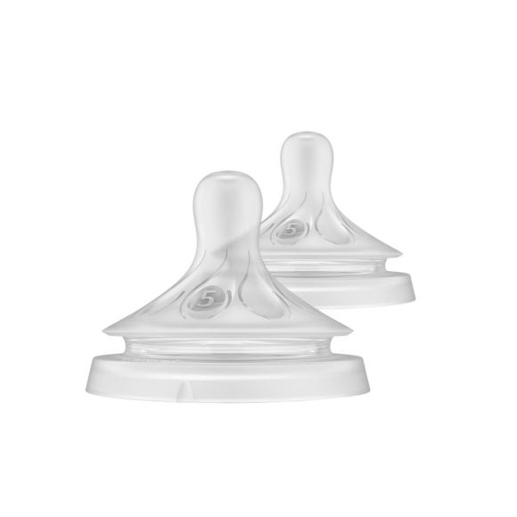 Tétine Natural Response débit 5 6 mois et + Avent - lot de 2 tétines