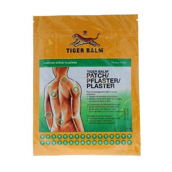 Patchs anti-douleurs Tiger Balm - sachet de 3 patchs