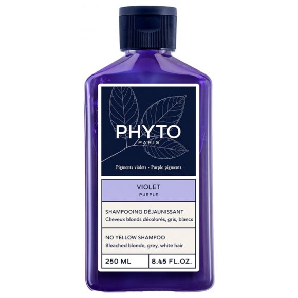 PhytoViolet Shampoing déjaunissant Phyto Paris - flacon de 250 ml