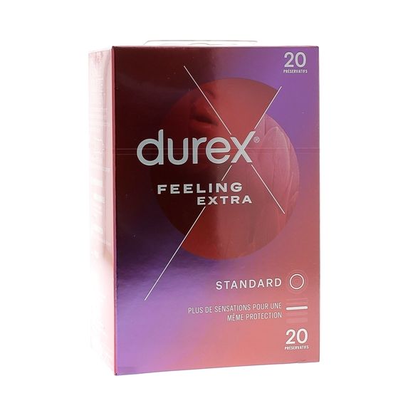 Préservatifs Feeling Extra Durex - boîte de 20 préservatifs