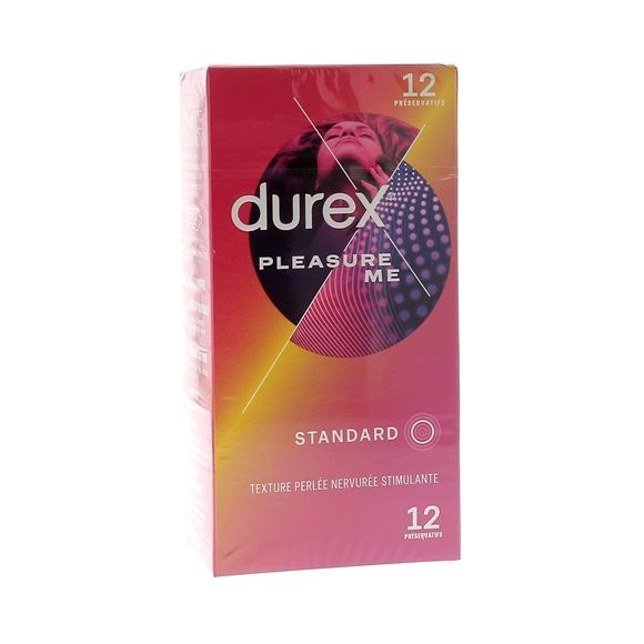 Préservatifs Pleasure Me Durex - boîte de 12 préservatifs