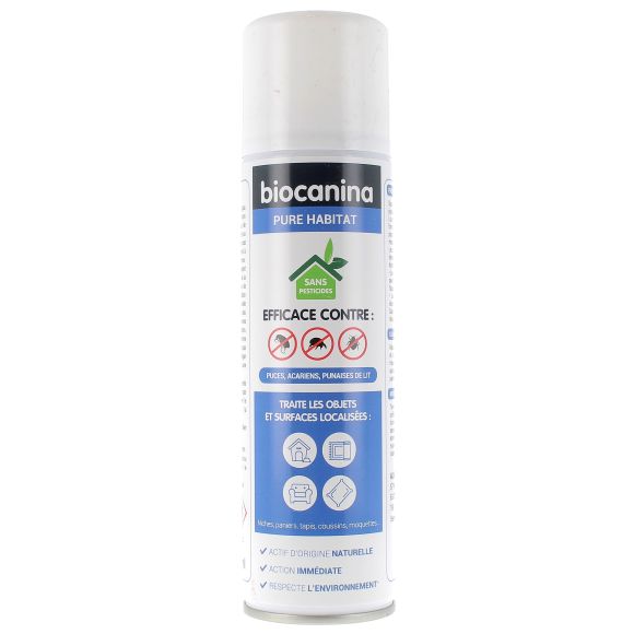 Pure habitat spray antiparasitaire Biocanina - spray de 200 ml