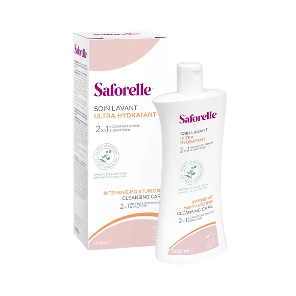 Soin lavant ultra hydratant Saforelle - flacon de 500 ml