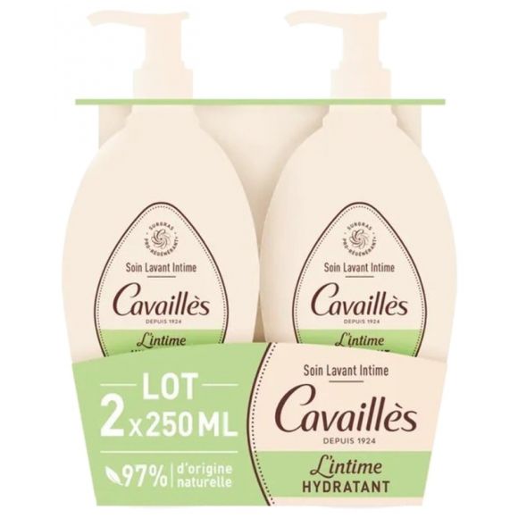 Soin toilette intime sècheresse Rogé Cavaillès - lot de 2 flacons de 250 ml