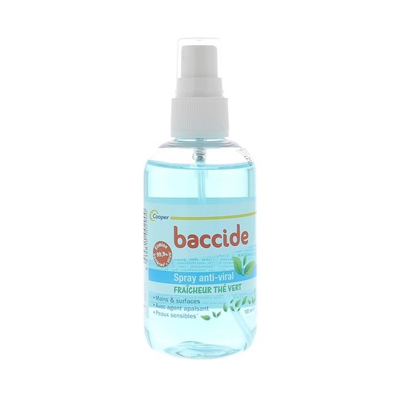Spray anti-viral fraîcheur thé vert Baccide - spray de 100ml