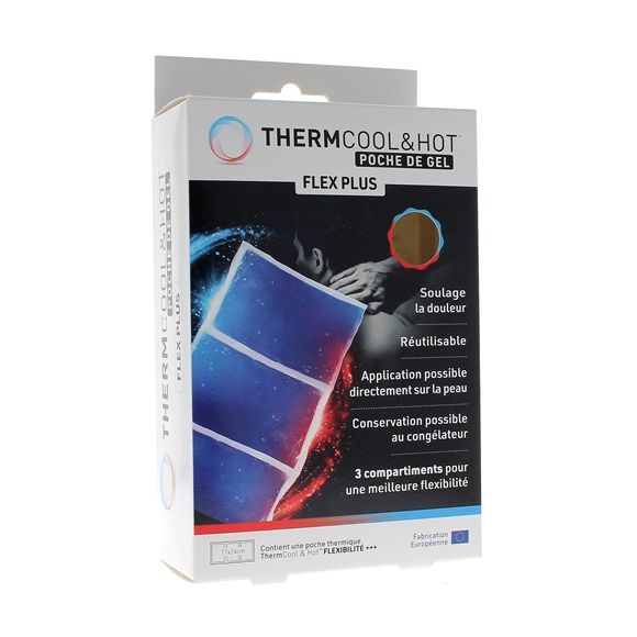 Thermcool&hot Poche de gel flex plus - boîte d'une poche de 11x24cm