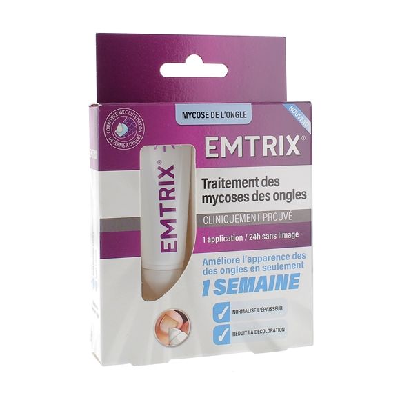 Traitement mycose de l’ongle Emtrix - tube de 10ml