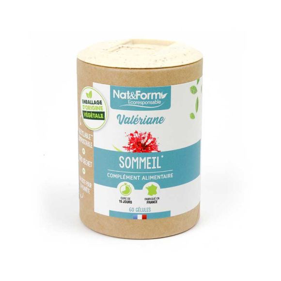 Valériane Ecoresponsable Nat&Form - boite de 60 gélules