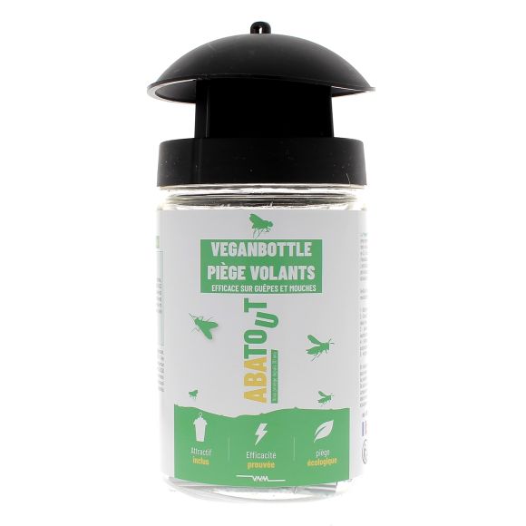 Veganbottle piège volants guêpes et mouches Abatout - un piège
