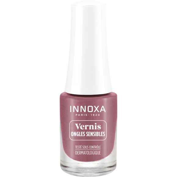 Vernis à ongles hypoallergénique Mauve irisé 106 Innoxa - flacon de 5 ml