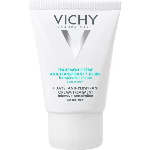 Traitement crème anti-transpirant 7 jours Vichy - tube de 30 ml