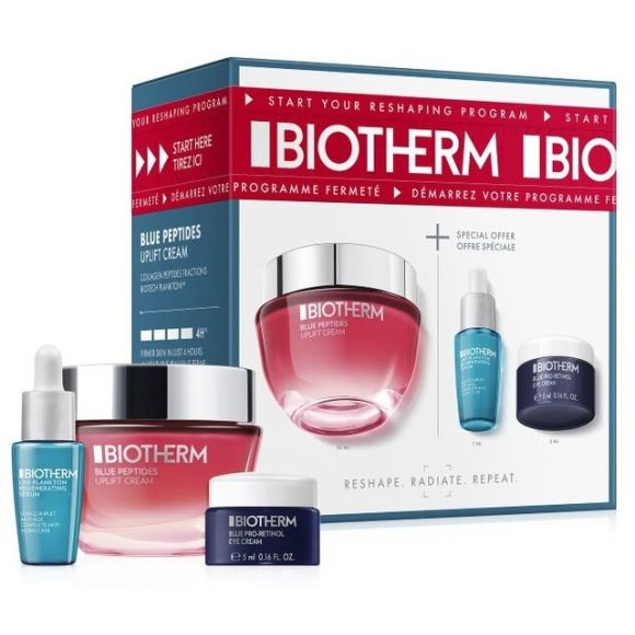 Coffret blue peptides uplift Biotherm - coffret de 3 produits