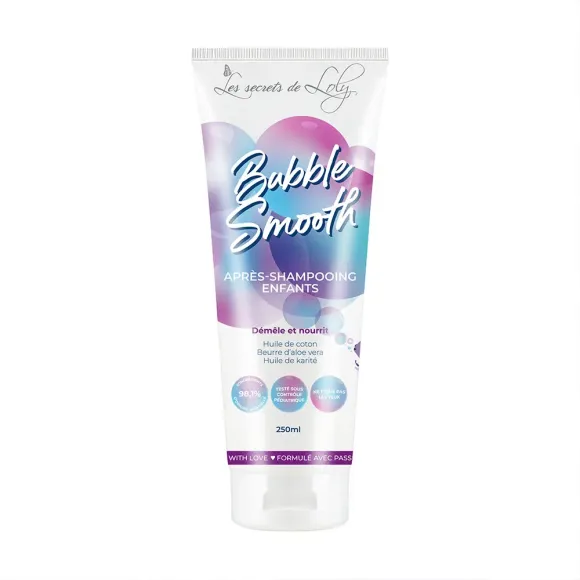 Bubble Smooth après-shampooing enfants Les Secrets de Loly - tube de 250ml