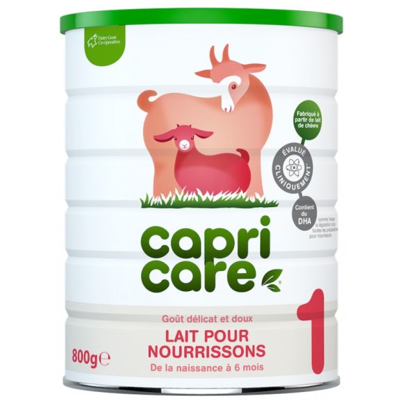 Lait pour nourrissons 1 de 0 à 6 mois Capricare - pot de 800 g